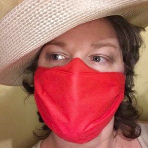 RED CUSTOM FACE MASK WASHABLE REUSABLE …